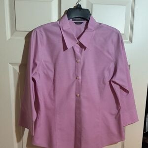 Pink Button-Up Shirt